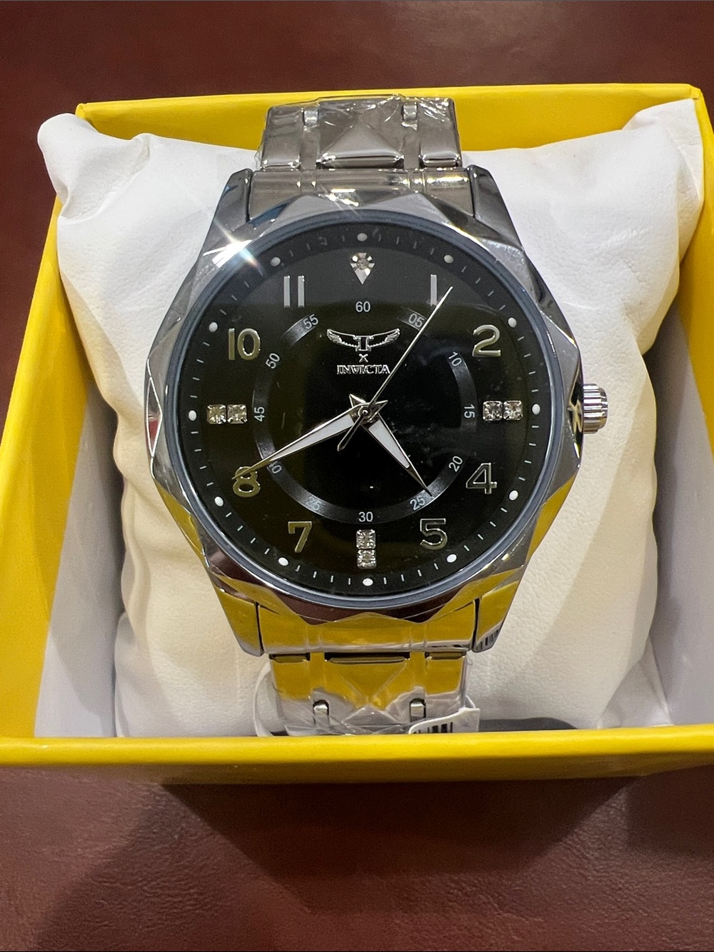 Invicta Specialty 69027 41 MM stainless steel with Black Dial